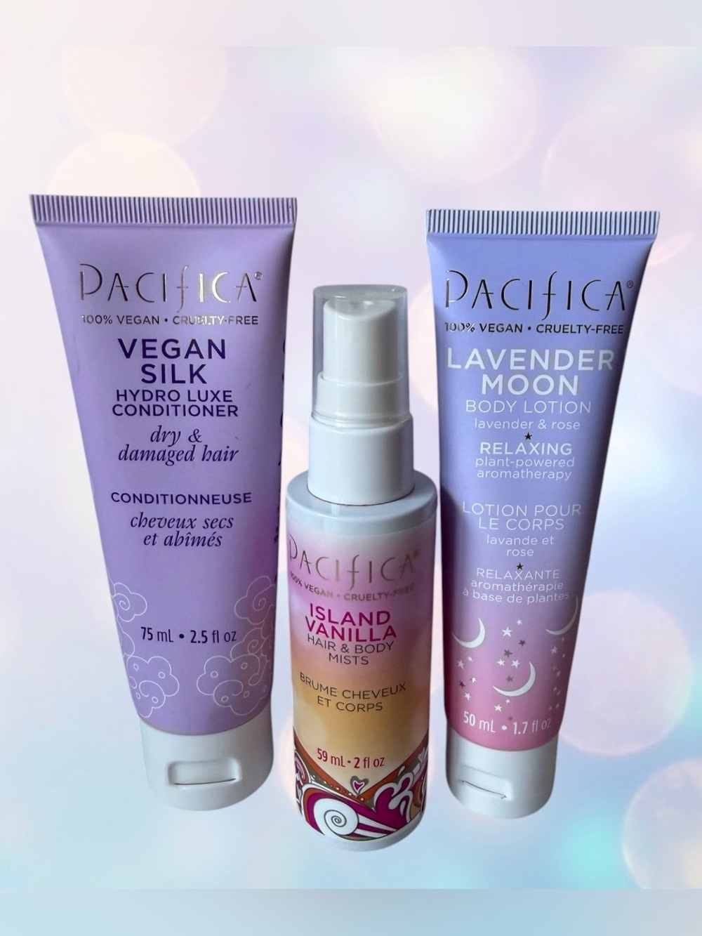 Pacifica 3pc Body & Hair Set